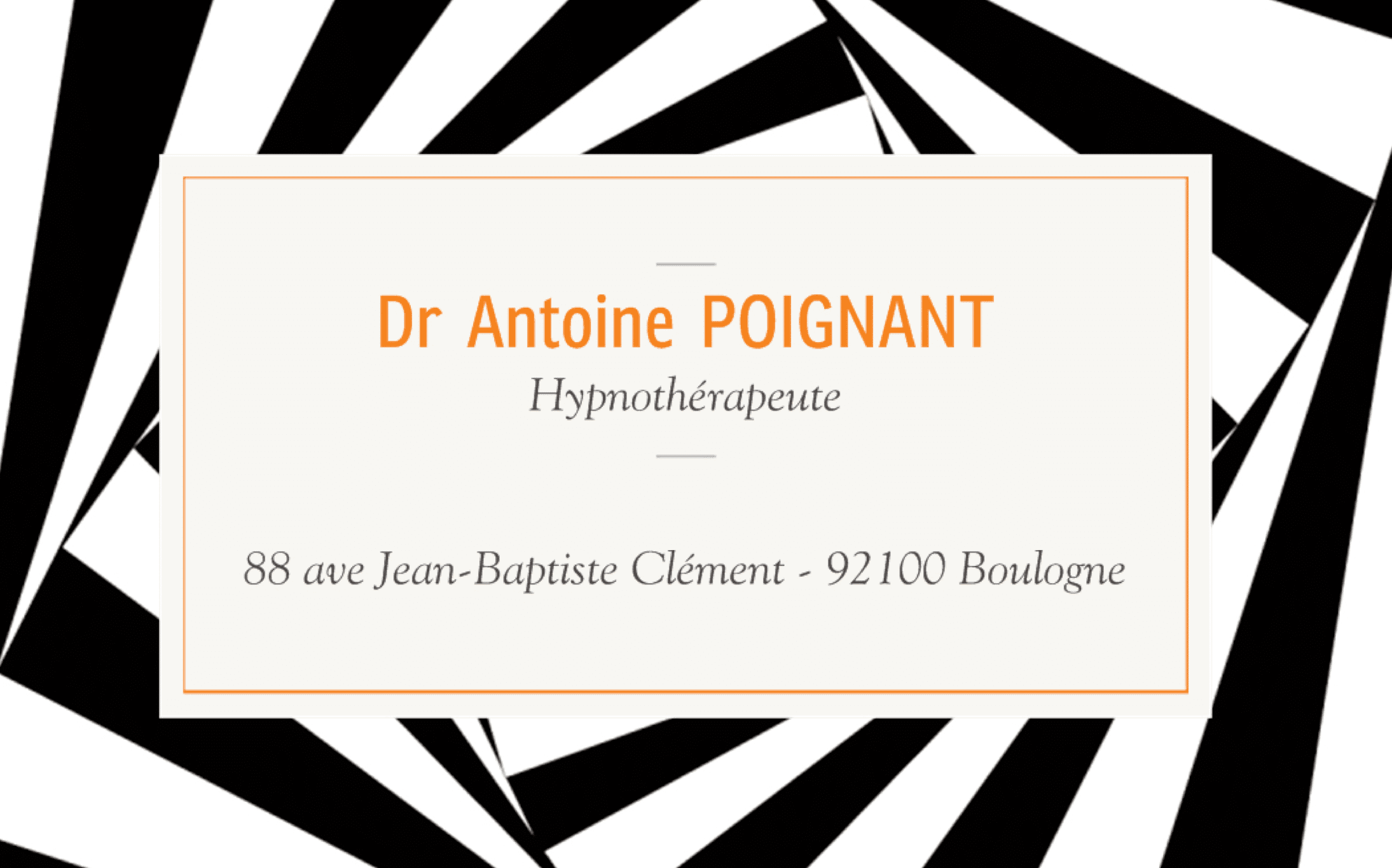 Antoine POIGNANT Hypnose Hypnothérapeute Boulogne Paris