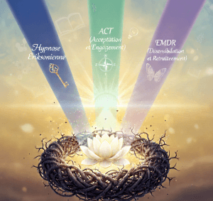 L'hypnose ericksonnienne ACT EMDR - des the?rapies breves pour resoudre vos difficultes